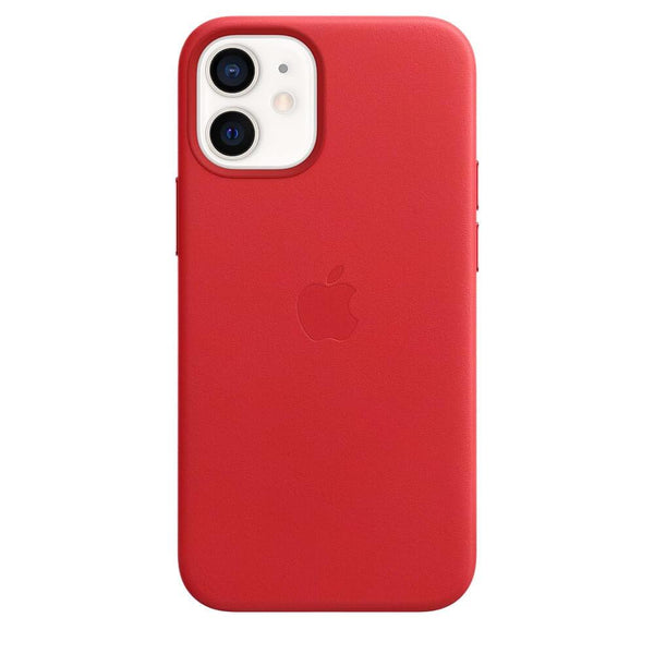 iPhone 12 & 12 Pro Leather Case - Red