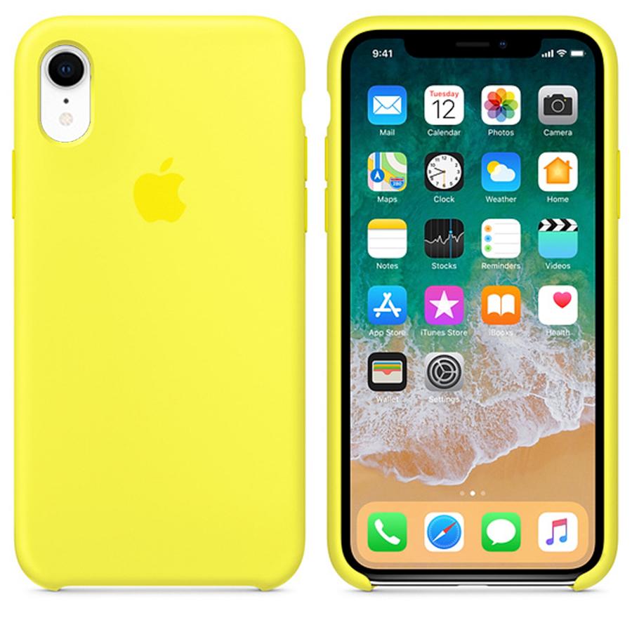 Silicone Case For Iphone Xr Yellow
