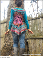 Flower Of Life Vest crochet pattern by jennifer xerri on ravlery