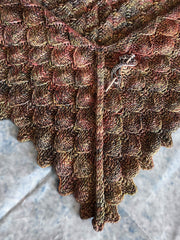 Year of the Dragon Cowl done in Malabrigo Rios, colour Primavera