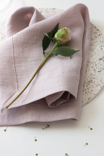 Dusty Pink | Mauve | Wood Rose Cloth Napkins