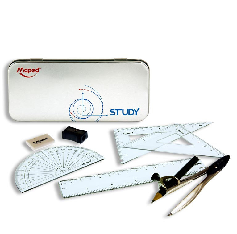 Compass Maped Study Incl Case and Pencil - Ziggies Educational