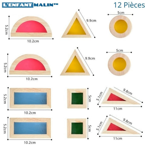 Blocs construction en bois - Jouet bébé bois