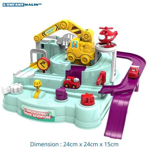 Circuit de voiture Montessori pour les enfants à partir de 2 ans