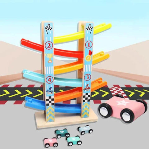 Circuit voiture jouet bois - ZigZagWood™ – L'Enfant Malin