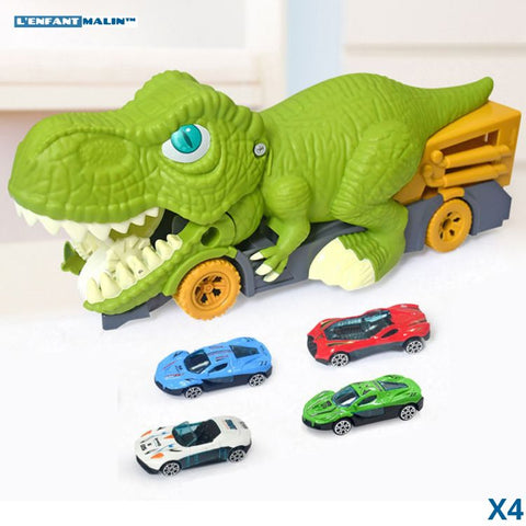 Circuit voiture dinosaure - Jouet dinosaure et petite voiture enfant –  L'Enfant Malin