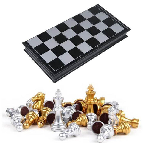 magnifique jeu d'échecs magnétique jeu de société adulte jeu d'echec en bois transportable boutique l'enfant malin pour idée-cadeau