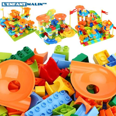 Jeux de construction bille - Circuit de billes lego pour enfants – L'Enfant  Malin