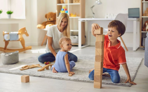jeu de construction en bois blocs de construction bois boutique l'Enfant Malin
