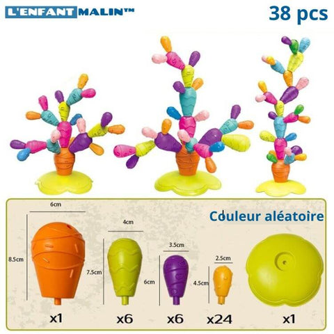 38pcs Jeu Bloc de Construction Magnétique Enfant Cadeaux D