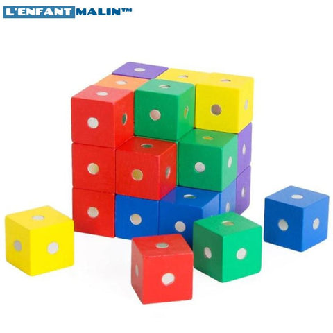 Bloc de construction magnétique - Cube magnétique pour enfant – L'Enfant  Malin