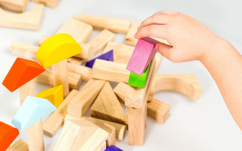 Jeu de construction en bois - Jouet de construction pour enfant