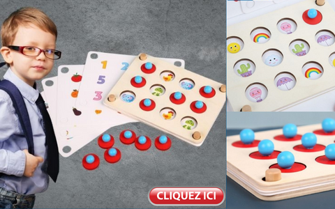 puzzle montessori jeu de mémoire jeux éducatifs pour les enfants