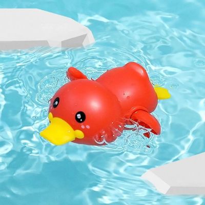 jouet de bain jouet bebe canard rouge