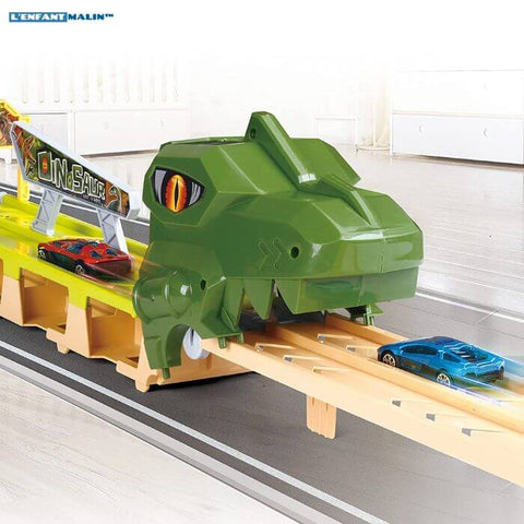 Oeufs voiture A - Jouet de dinosaure pour garçon, Jeu de voiture, Camion,  Cadeau Montessori, Piste de course