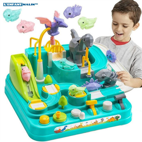 Oeufs voiture A - Jouet de dinosaure pour garçon, Jeu de voiture, Camion,  Cadeau Montessori, Piste de course