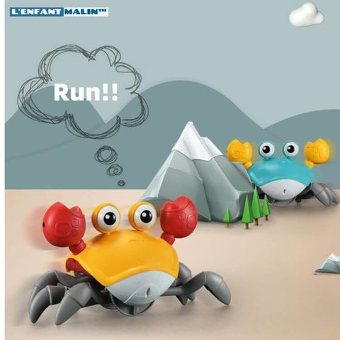 Jouet Musical de Crabe Qui Marche pour Enfant,Crawling Crab Toy,Jouet Crabe  Rampant sensoriel pour Bébé Interactif Électronique Cadeaux Anniversaire  Noël Nouvel an : : Jeux et Jouets