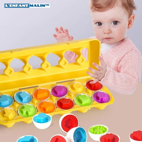 Oeufs de Pâques assortis Montessori – Project Montessori