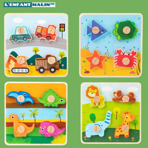 jeux créatifs planche a visser planche a visser en bois Montessori jeu creatif jeux creatif jeux creatifs jeu loisir creatif loisir creatif