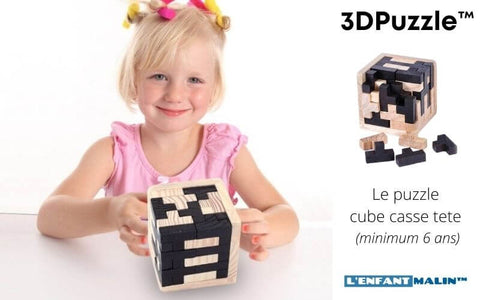 Puzzle puzzle en bois case tete puzzle 3D en bois jeu de reflexion casse-tete chinois en bois casse tete bouteille casse tete cube soma tangram casse tete adulte; 