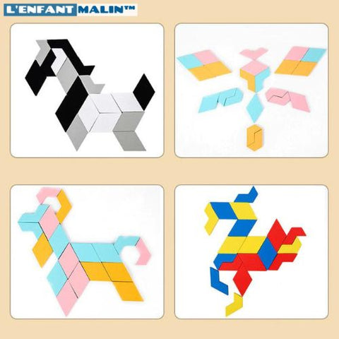 puzzle en bois puzzle bois bebe puzzle tangram en bois puzzle bois jeu éducatifs enfant puzzle pour enfant boutique enfant malin jeu éducatifs