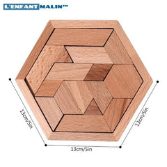 casse tete adulte et enfant casse-tête puzzle adulte bois puzzle tangram montessory casse-tete en bois anti stress boite secrete casse tete idée cadeau puzzle tangram