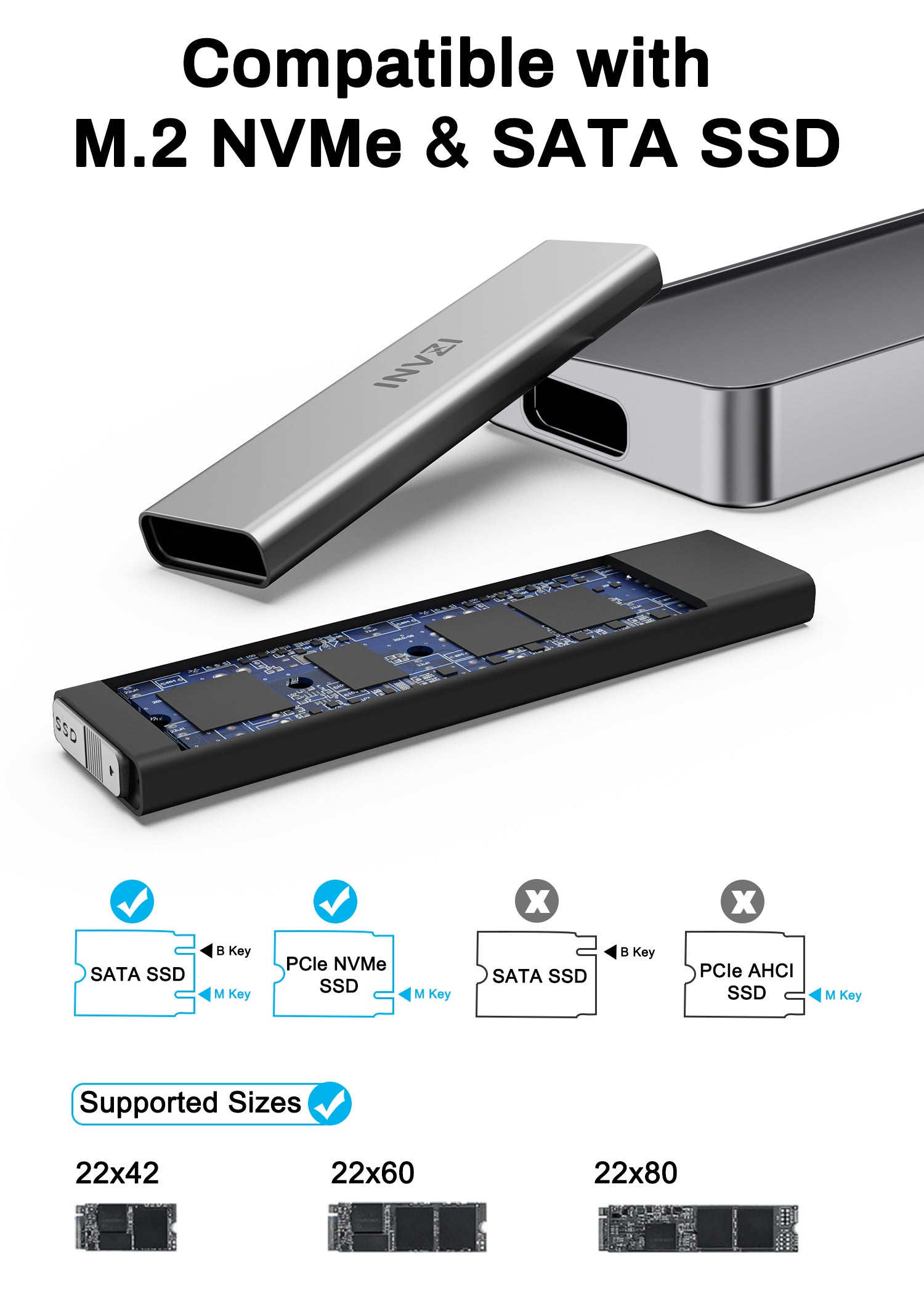 INVZI MagHub - Pop Up SSD USB-C Docking Station for MacBook Pro/Air