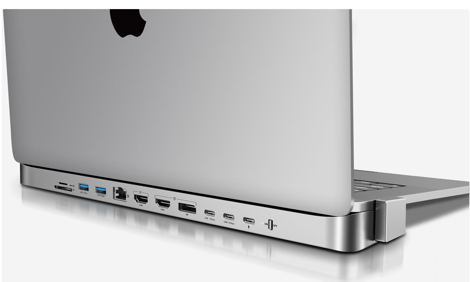 INVZI MagHub - Pop Up SSD USB-C Docking Station for MacBook Pro/Air