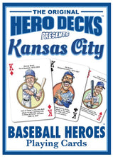 Load image into Gallery viewer, Kansas City Baseball Hero Deck Playing Cards for Royals Fans
