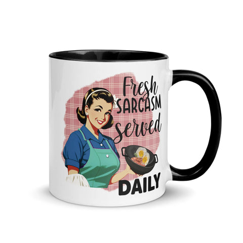 Fresh sarcasm fun coffee mug