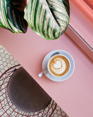 Seashell Coffee Art