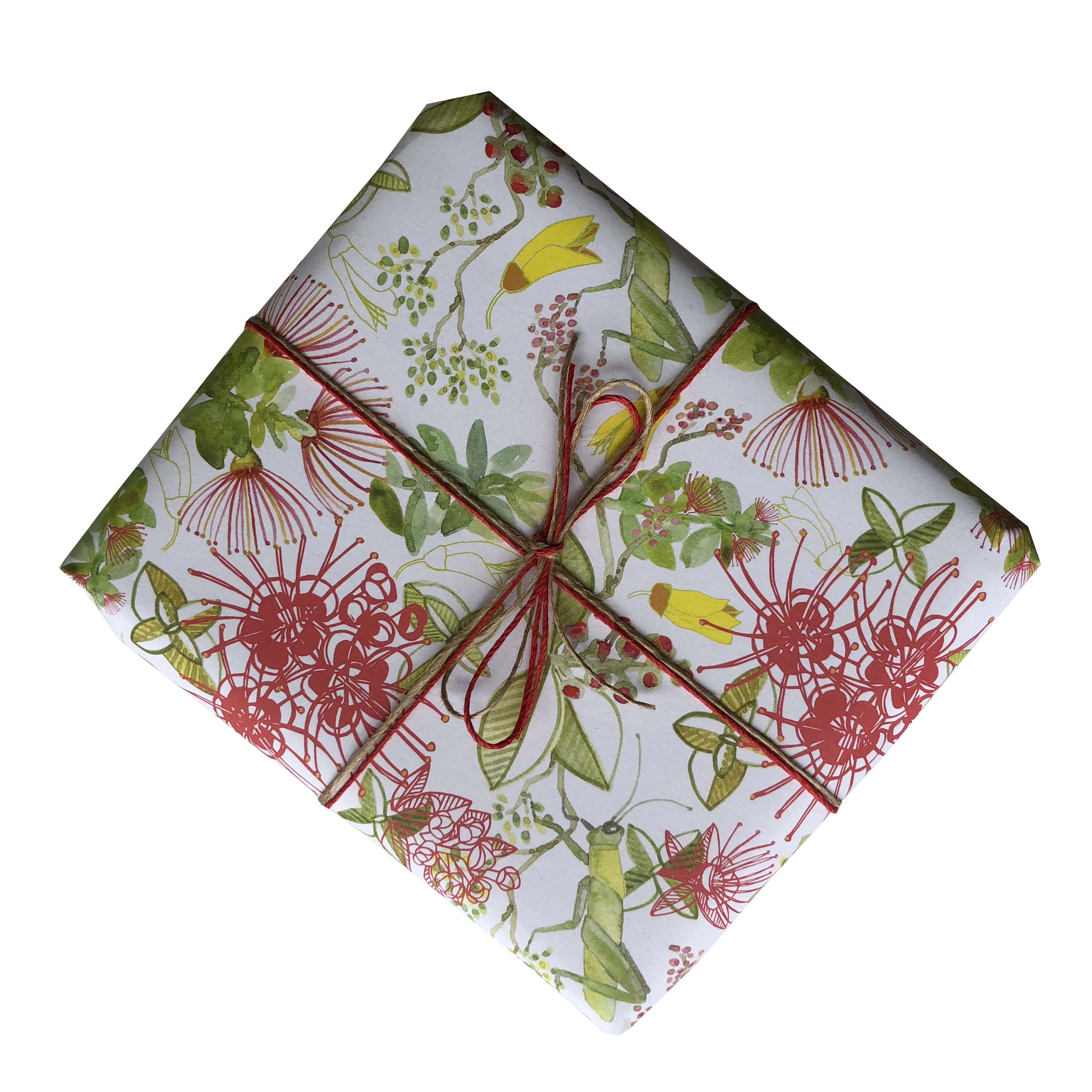 Christmas Floral Gift Wrapping Paper – paprly