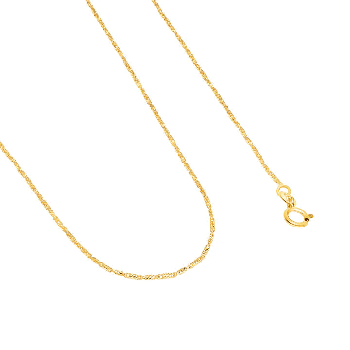 14K Yellow Gold Raso Chain Necklace