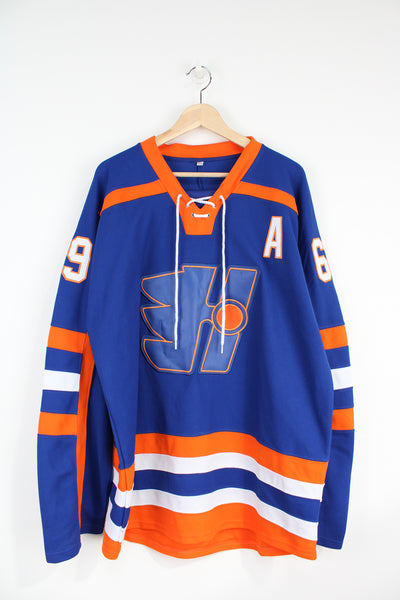 Shirts, Vintage Labatt Blue Hockey Jersey Stitched Logo Size Xl Sport  Maska