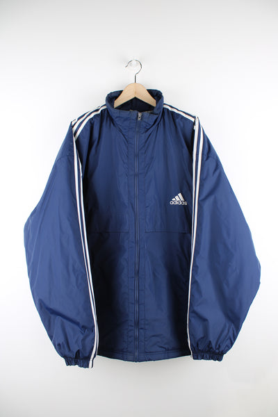 90s VINTAGE ADIDAS WINDBREAKER TRACK PANTS, These