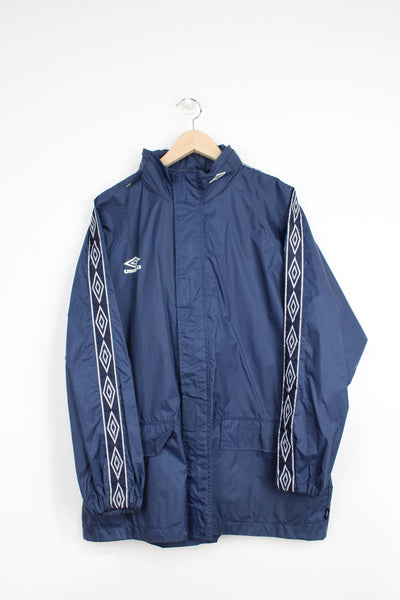 Vintage 90s Navy Umbro Tottenham Hotspur FC Training Jacket - X