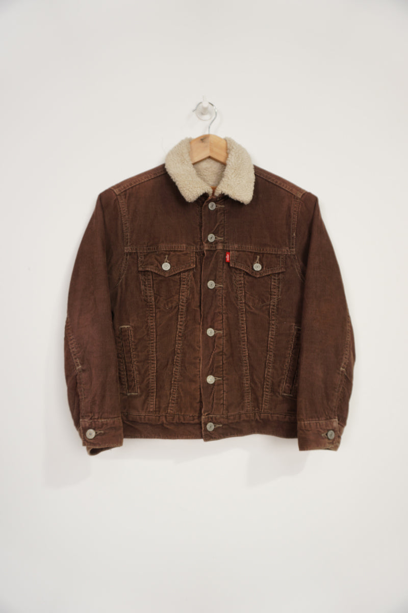 Levis Cord Sherpa Jacket – VintageFolk