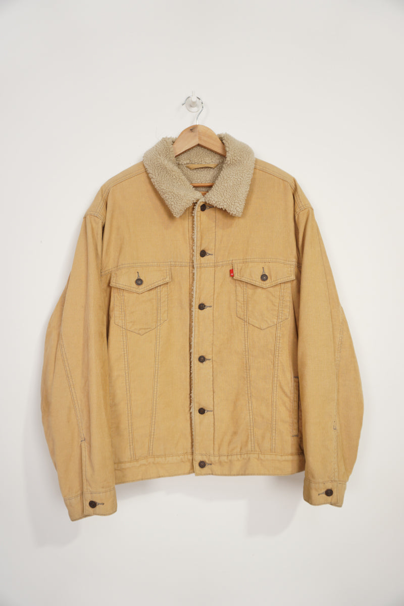 Levis Cord Sherpa Jacket – VintageFolk