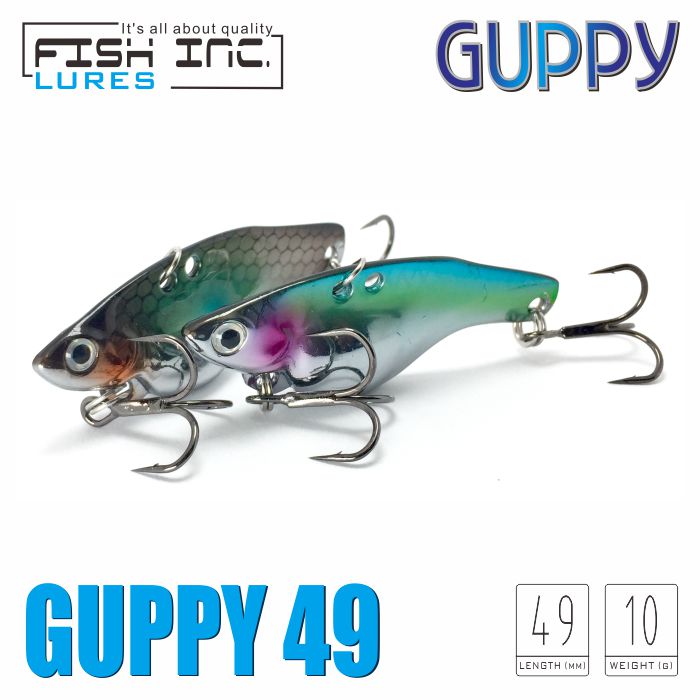 Guppy 38mm Vibrating Blade Bait – Fish Inc Lures INTL
