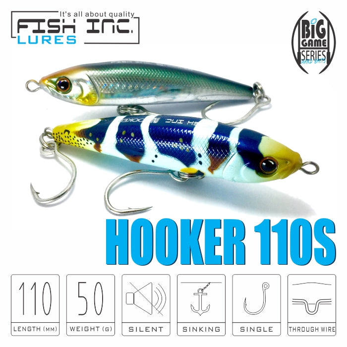 Hooker 160mm Floating Stickbait – Fish Inc Lures INTL