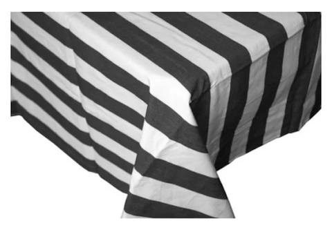 Black White Tablecloth