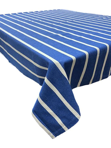 Blue White Tablecloth
