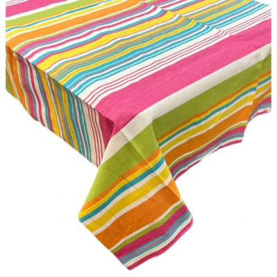 Bright Stripe Tablecloth