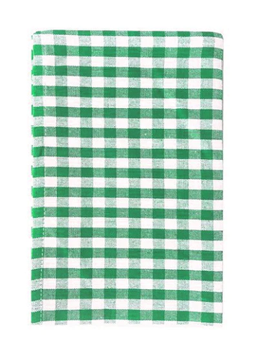 Check Green Napkin