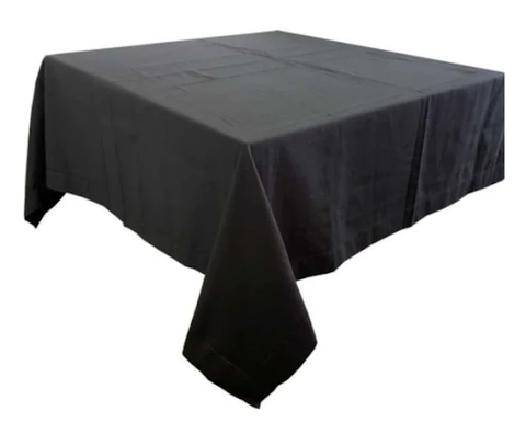 Hemstitch Tablecloth black
