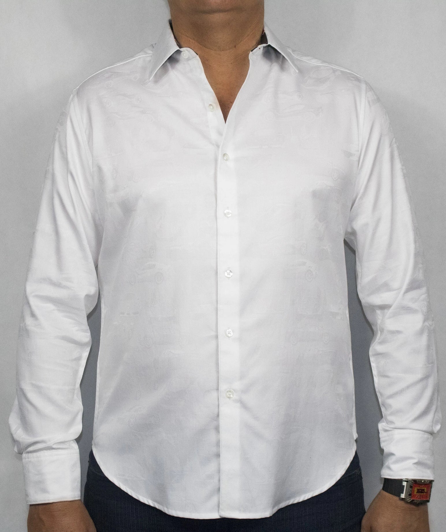 robert graham white dress shirt