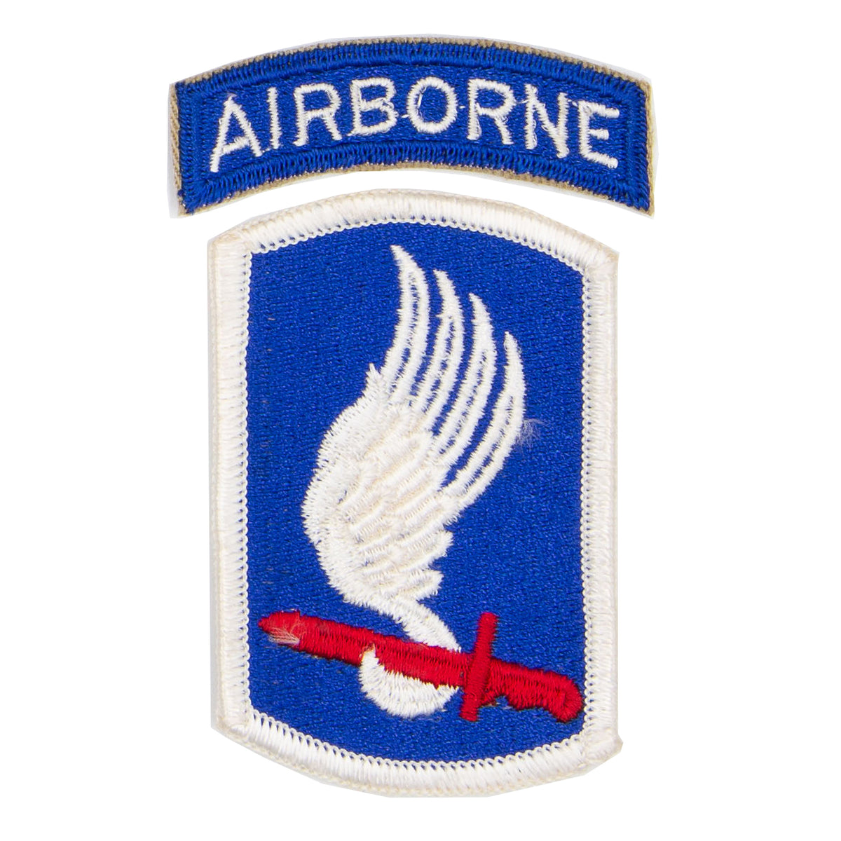 1960s Vietnam Era Us Made Full Colour Merrowed Edge 173rd Airborne Bri