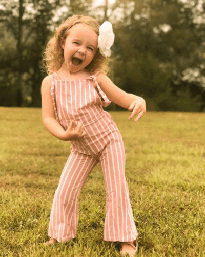 Girl's Corduroy Lt. Pink Straight Ruffle Pants – Baby Braithwaite