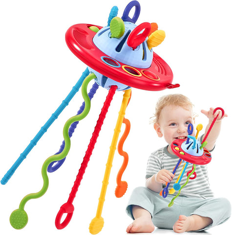 pull string sensory toys 