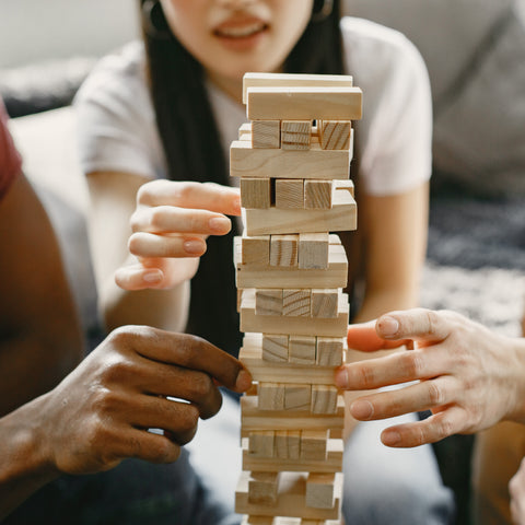 family board game night with kids